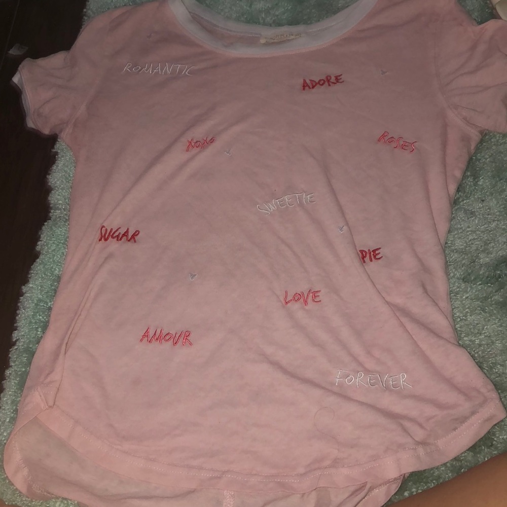 super soft pink t shirt